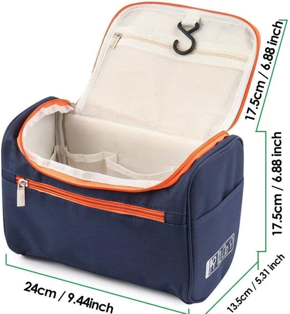 Emergity Portable Travel Makeup Bag for Women - Waterproof Cosmetic Organizer Pouch, Toiletry Bag & Vanity Case - Perfect for Vacation, Gym, Business Trips & Daily Use