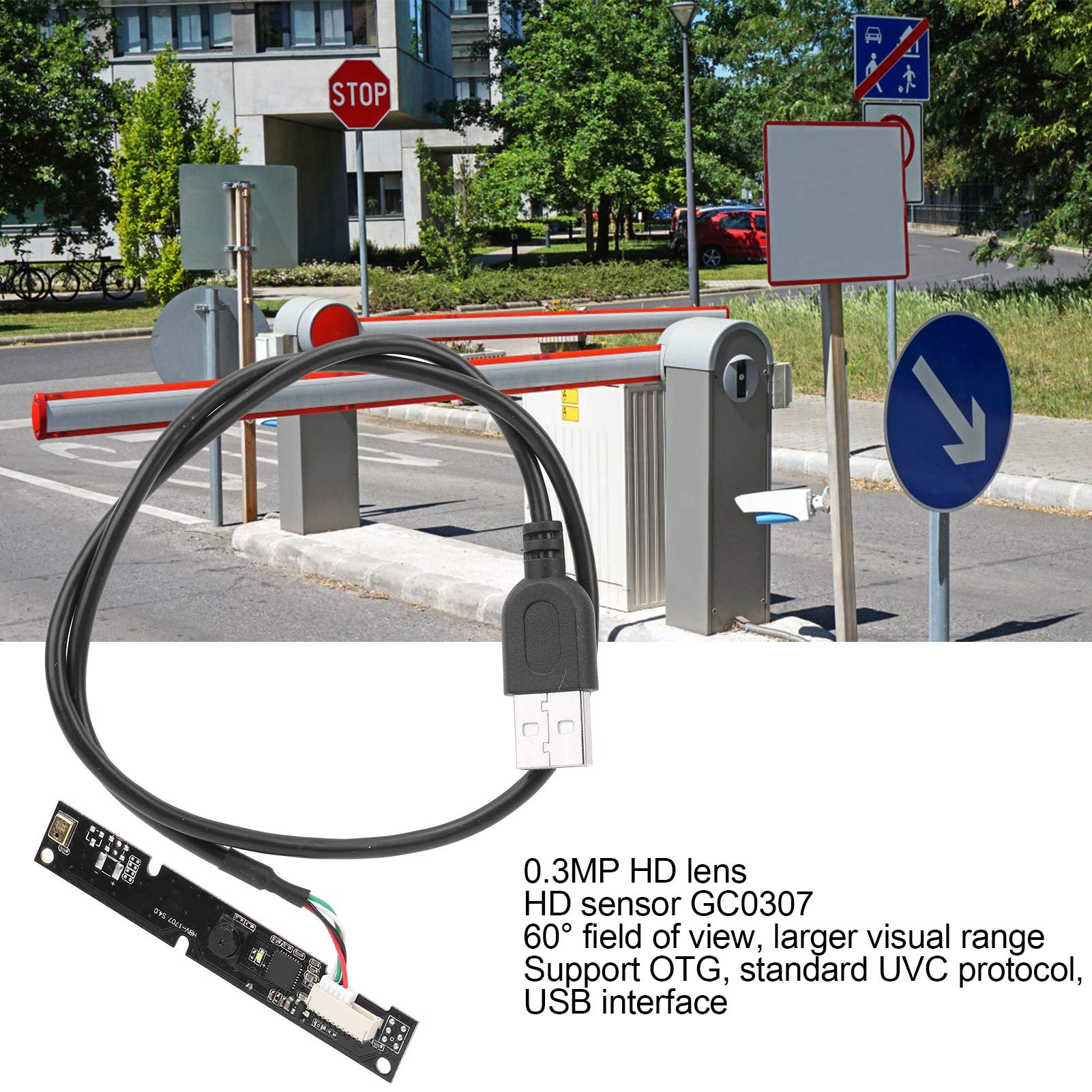 Plug and Play HD Camera Module for Industrial Automation, Machine Vision & Quality Control - High Resolution USB Camera for PC, Raspberry Pi & Embedded Systems