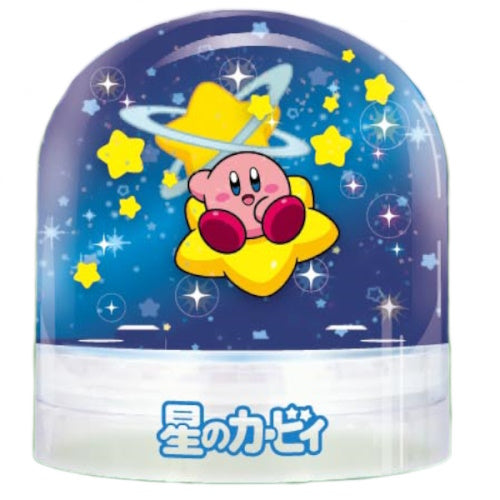 Kirby of the Stars Snow Globe - 3 Inch Collectible Toy for Anime Fans, Home Decor, and Gift Giving | Perfect for Display Shelves, Office Desks, and Christmas Presents