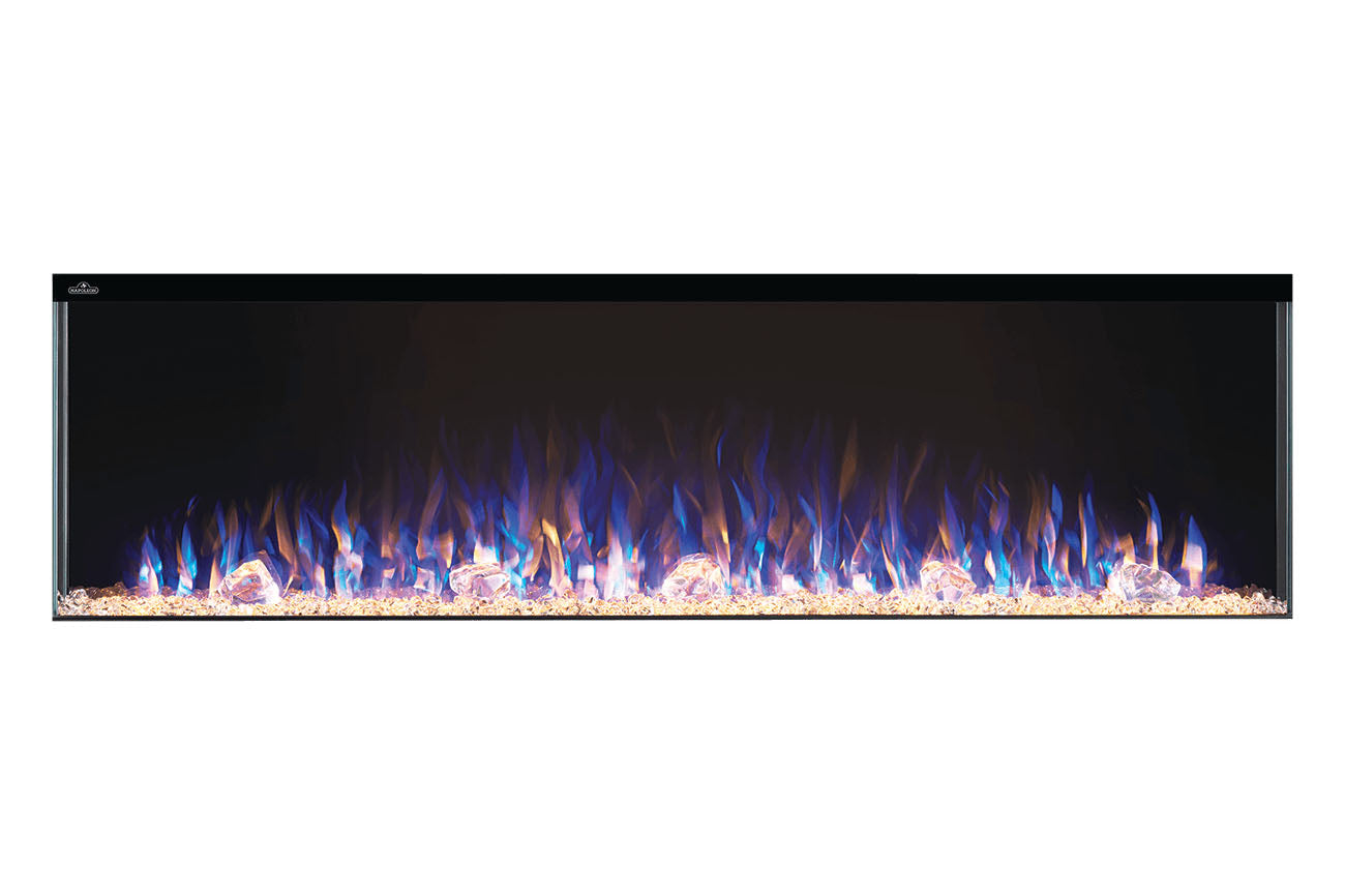 Napoleon Trivista Primis 60-Inch Built-In Electric Fireplace - 3-Sided or 2-Sided Viewing Options for Living Room, Bedroom & Office
