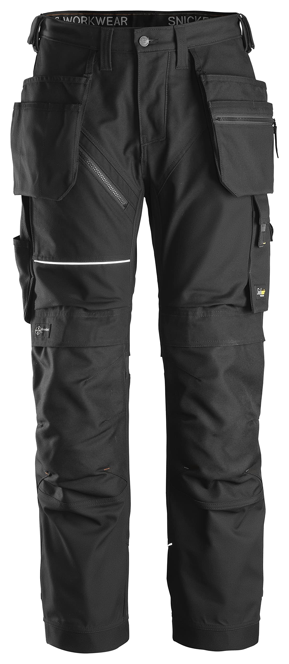 Durable Men's Work Pants with Holster Pockets - Heavy Duty Canvas Cargo Pants for Construction, Hiking & Outdoor Activities