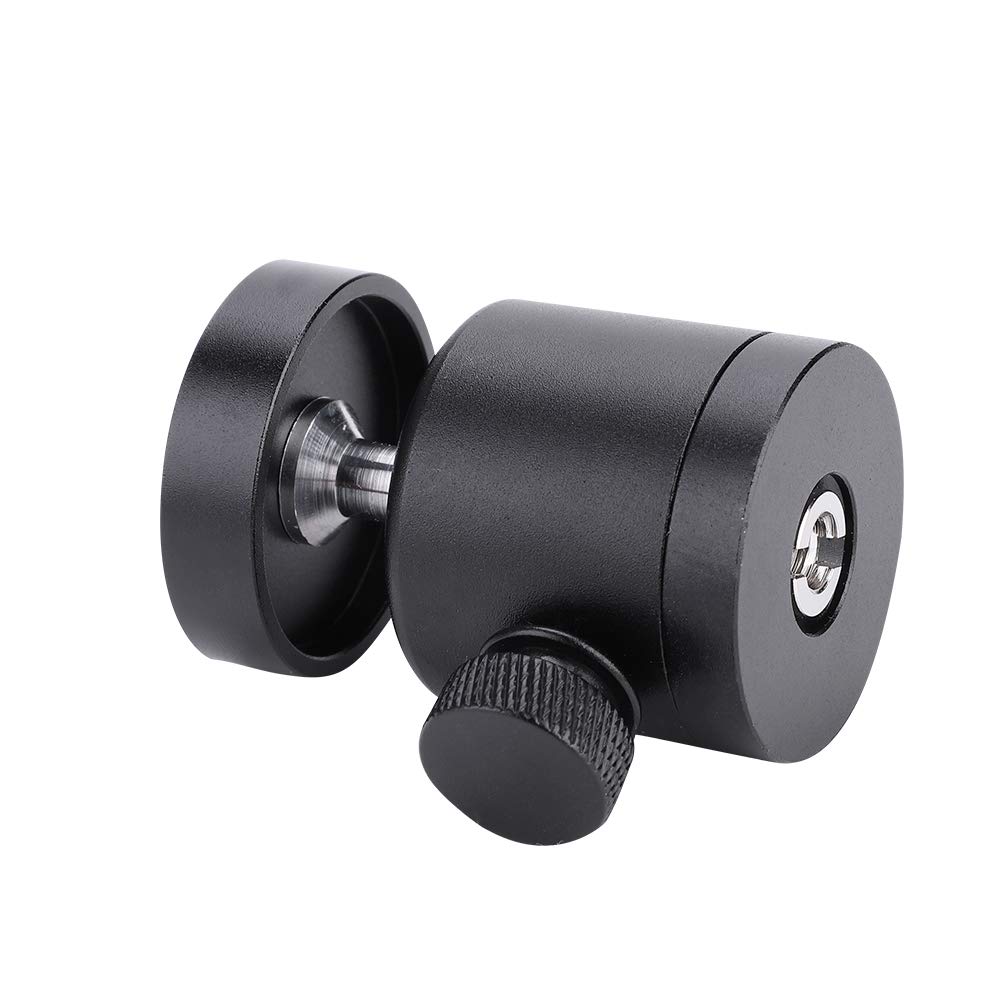 Yencoly Aluminum Alloy 360° Swivel Ball Head - Universal Mini Tripod Mount for DSLR Camera, Flashlight & Smartphone | Perfect for Photography, Vlogging & Outdoor Shooting