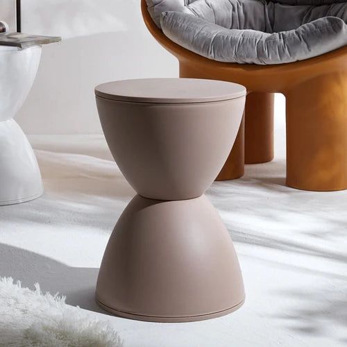 Modern Minimalist Stool - Sleek Designer Bar Stool for Kitchen, Dining Room & Home Decor - Aesthetic & Functional Seating for Small Spaces