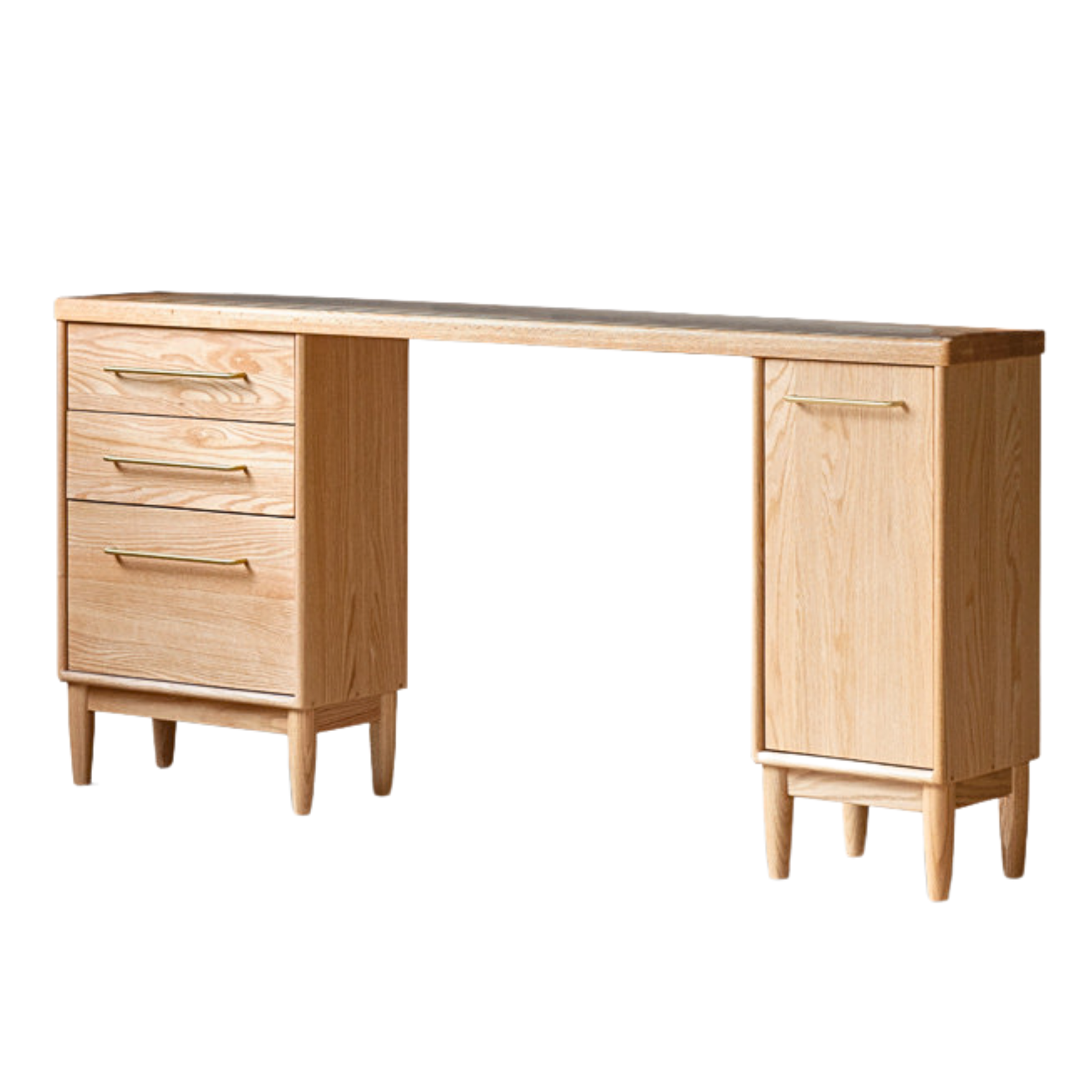 70.9x15.7x33.5 inch / 180x40x85 cm / Natural wood color/ ultra-thin sideboard