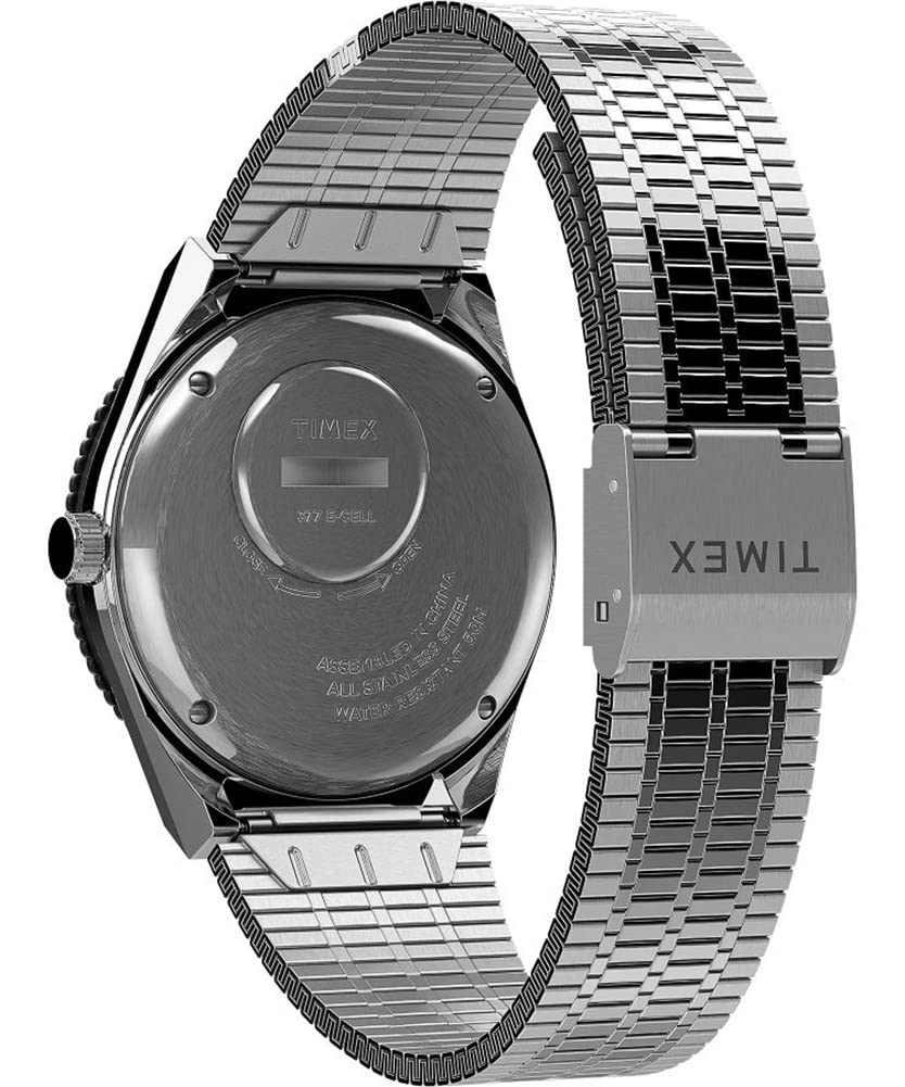 Timex Men's Q Reissue Quartz Watch - Vintage-Inspired Digital Watch with Alarm & Stopwatch - Perfect for Casual Wear, Sports & Everyday Use