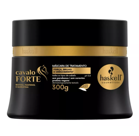 Cavalo Forte Strong Horse Treatment Mask - 250g for Strength & Bright Hair Growth | Ideal for Damaged Hair Repair & Daily Hair Care