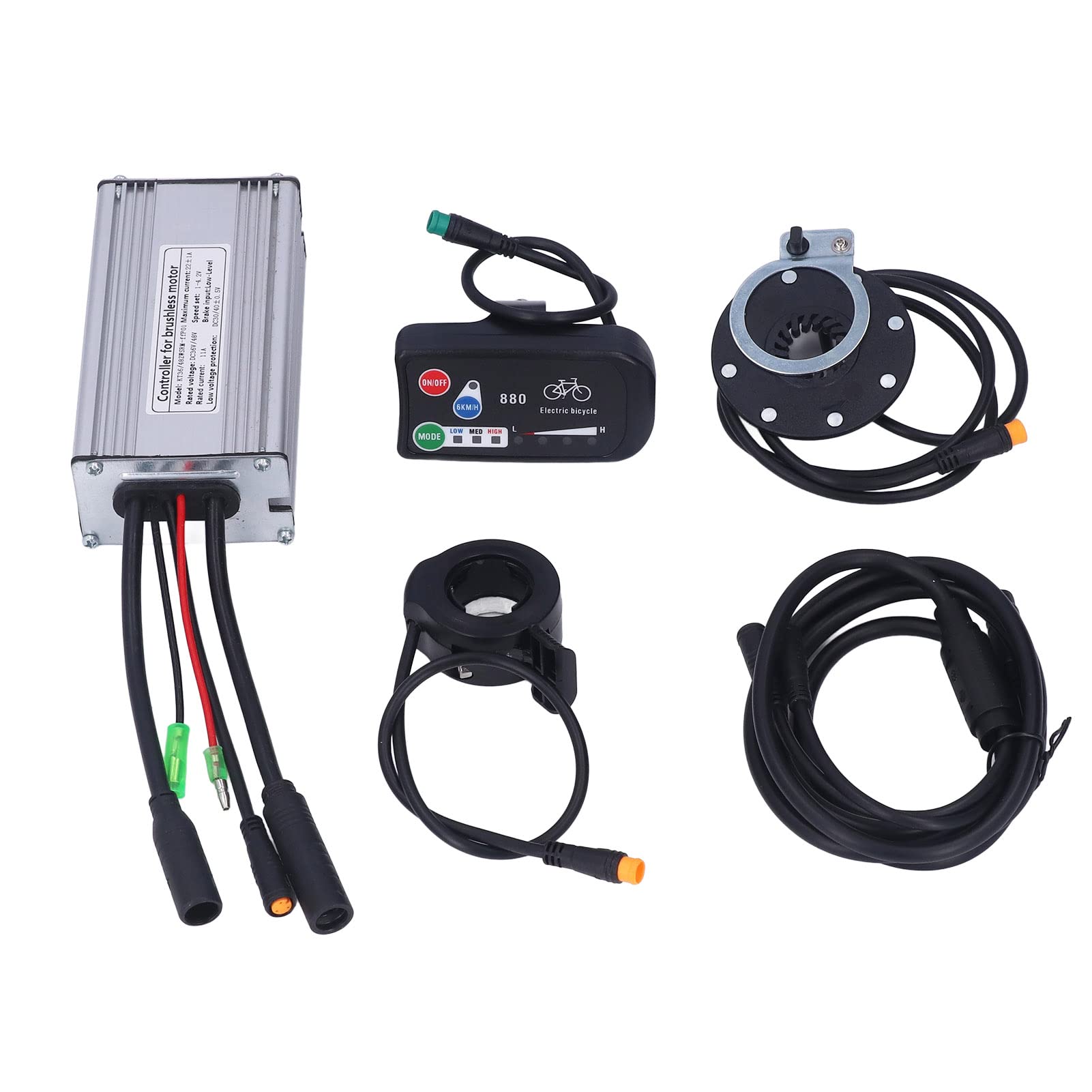 500W Brushless Electric Bike Controller Kit with LED 880 Display - Compatible with E-Bikes & Scooters | Perfect for Commuting, Off-Road Adventures & Urban Riding
