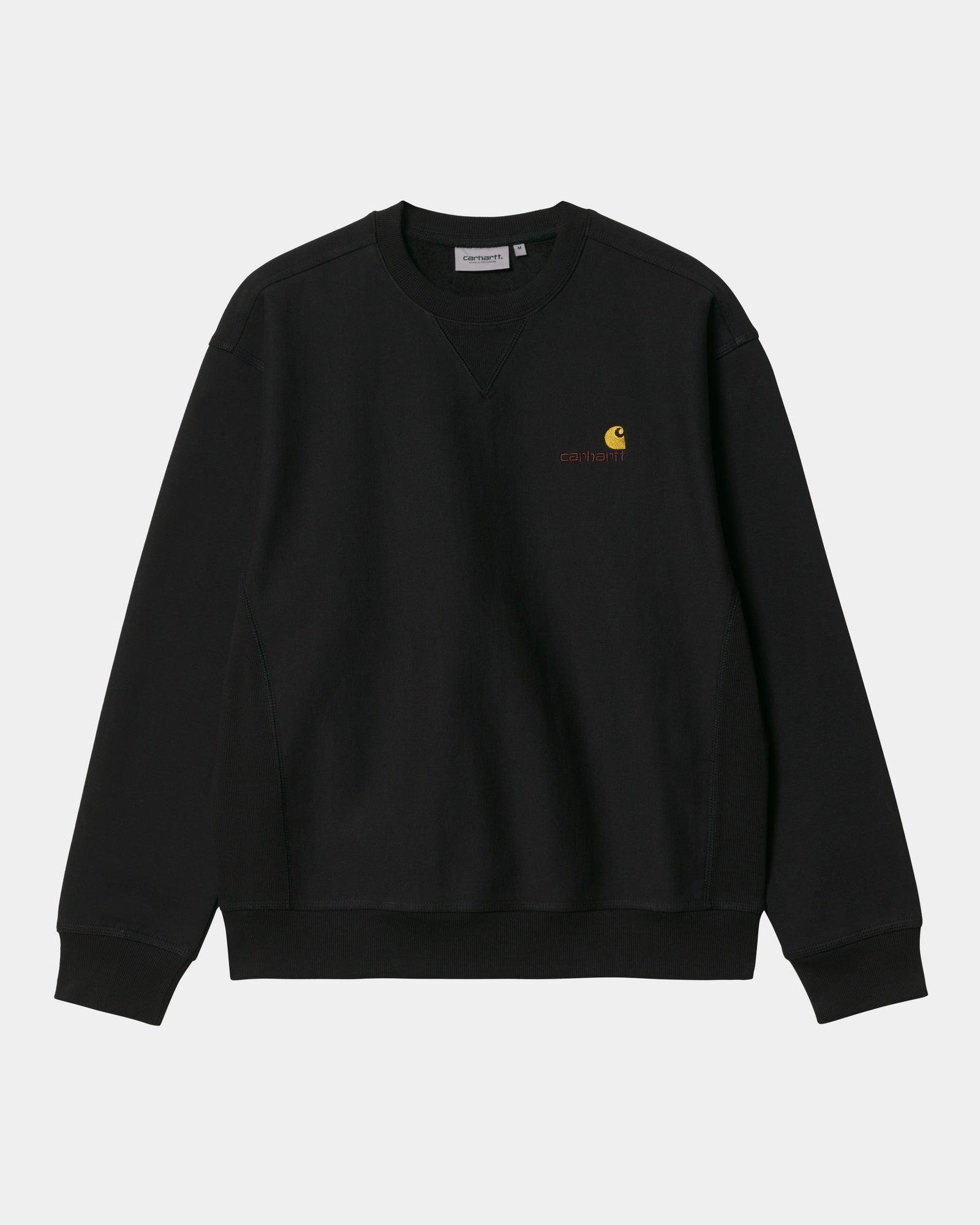 American Script Sweatshirt for Men & Women | Black Pullover Hoodie | Casual Streetwear, Gym & Lounge Wear