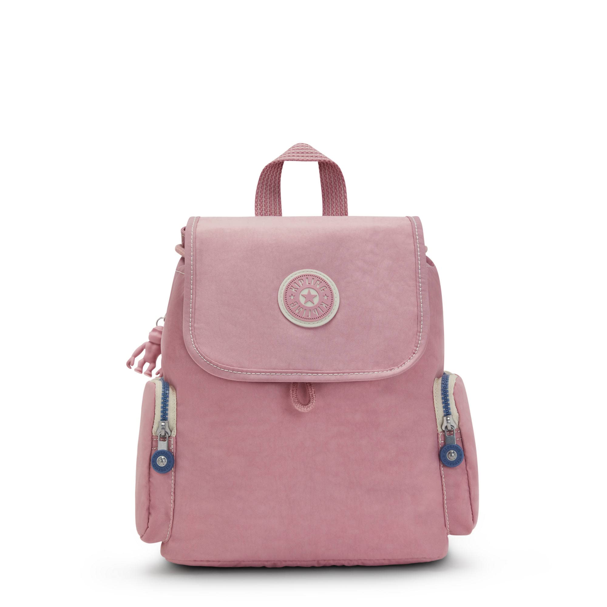 Kipling Women's Ebba Small Backpack - Lightweight Nylon Purse with Dual Carry Handles & Monkey Keychain - Perfect for Work, Travel & Everyday Use