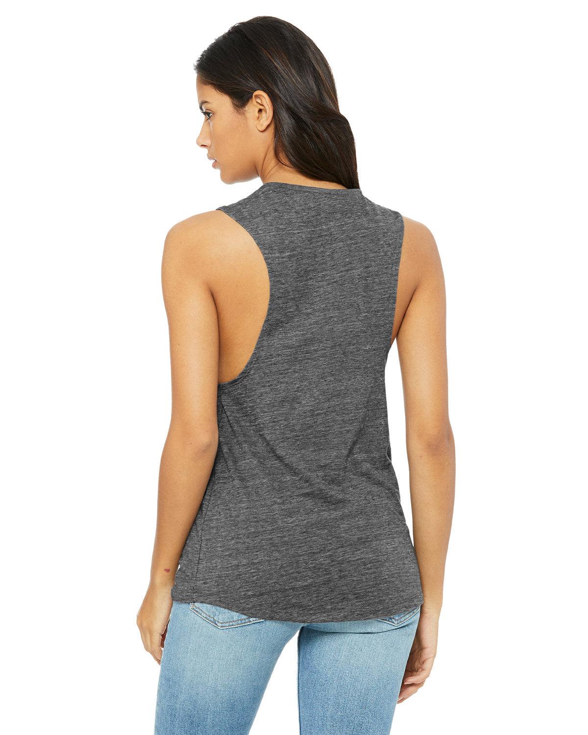 Bella + Canvas B8803 Women's Flowy Scoop Neck Muscle Tank Top - Soft & Comfortable for Yoga, Gym, Workout & Casual Wear