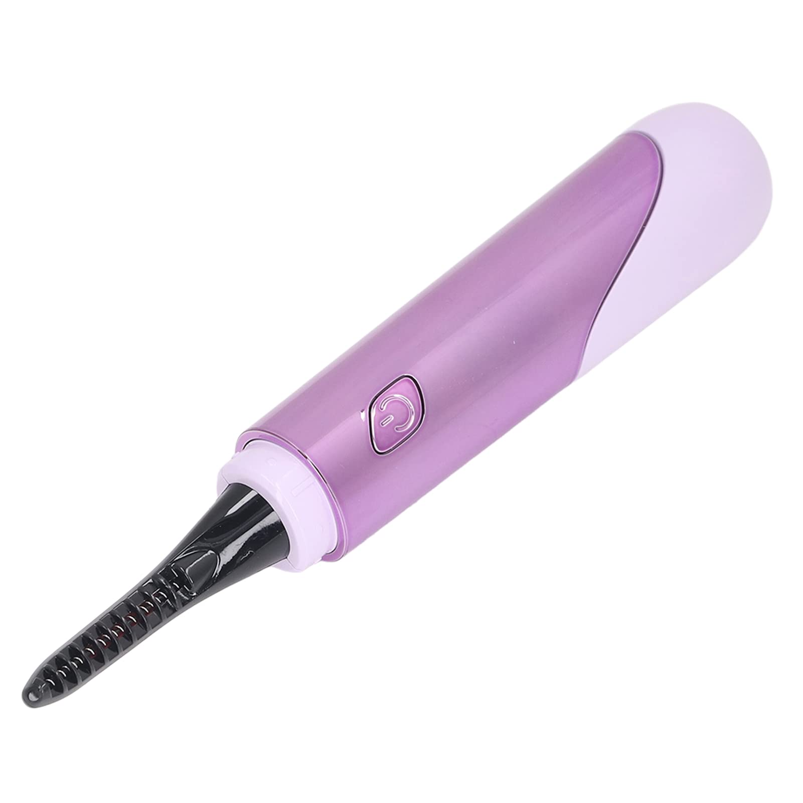 Rechargeable Heated Eyelash Curler with Long-Lasting Warmth & Silicone Pad - Perfect for Home Use, Travel, and Professional Makeup (Purple)
