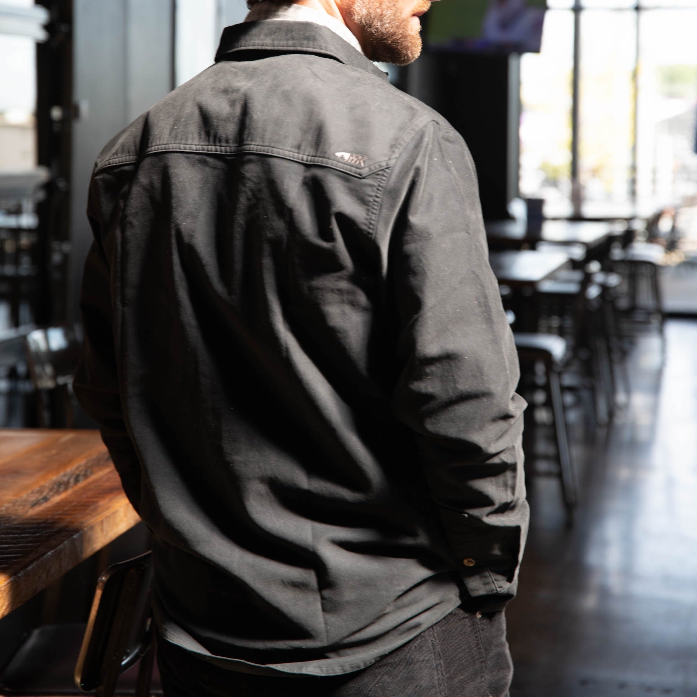 Premium Cotton Moleskin Shirt Jacket for Men - Soft & Durable Workwear - Ideal for Outdoor Activities, Hiking, and Casual Wear