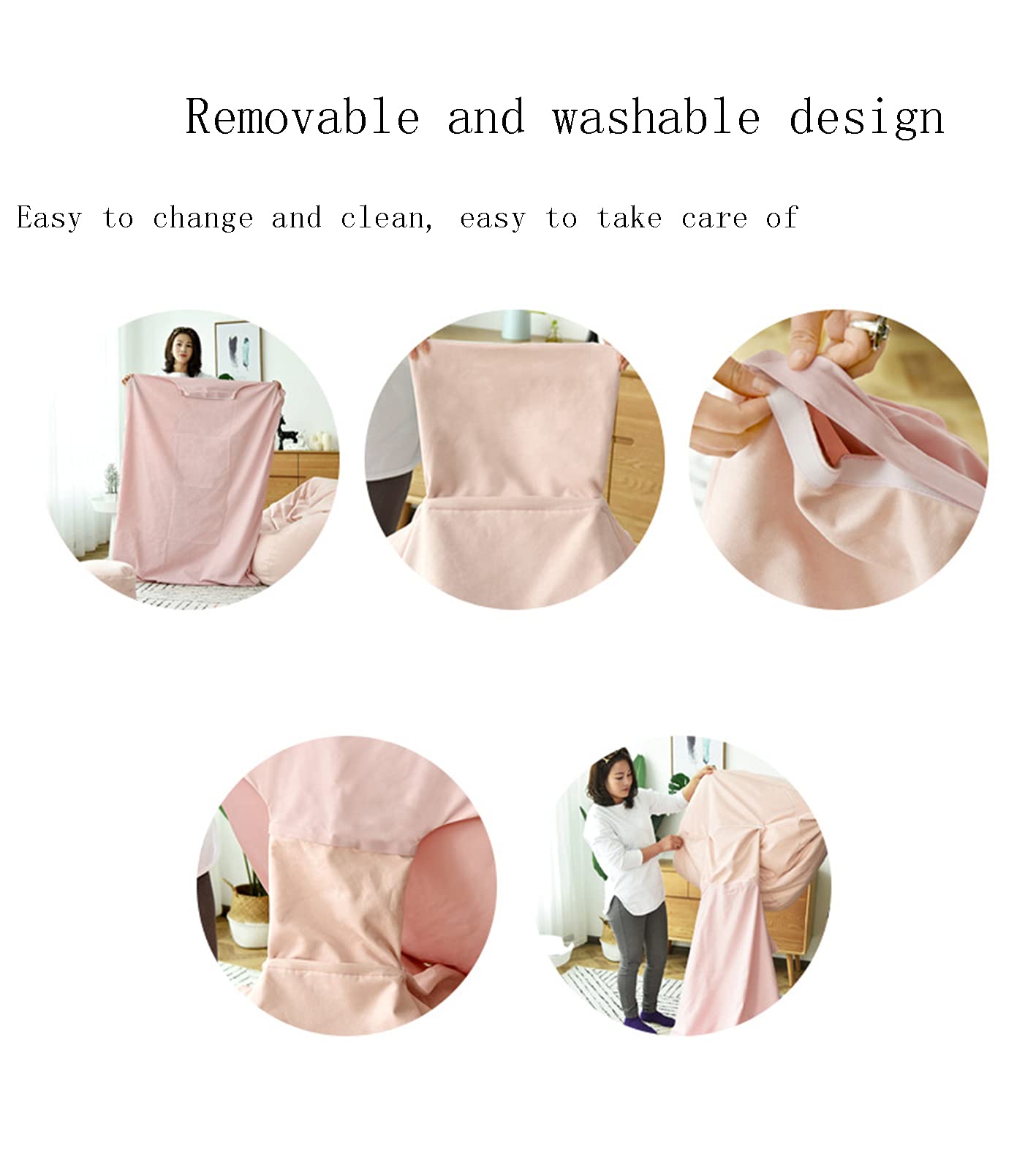 Soft Bean Bag Chair Cover - Storage Toy Organizer for Adults & Kids | Gaming & Lazy Sofa Bean Bag Cover (No Filling Included) - Perfect for Playrooms, Bedrooms & Game Rooms