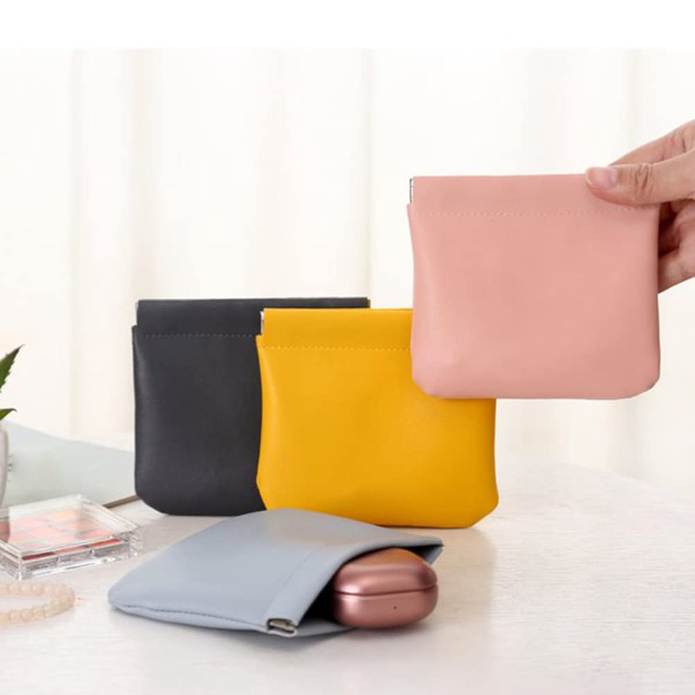 Lambskin Cosmetic Bag for Women - Waterproof Travel Makeup Pouch, Birthday Gift for Her