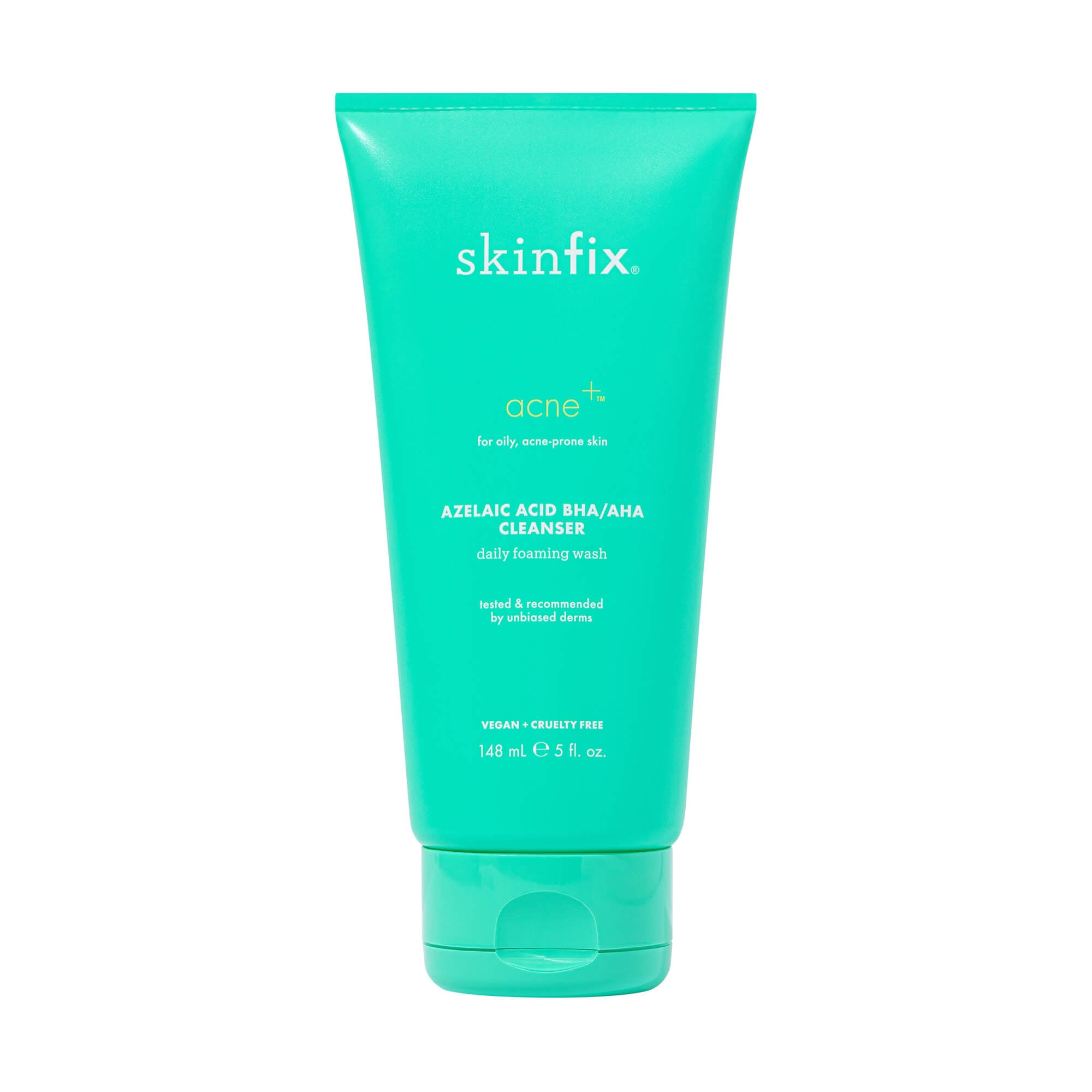 Best Acne Treatment Cleanser with Azelaic Acid, BHA & AHA - Gentle Exfoliating Face Wash for Clear Skin | Perfect for Oily, Acne-Prone Skin & Daily Skincare Routine