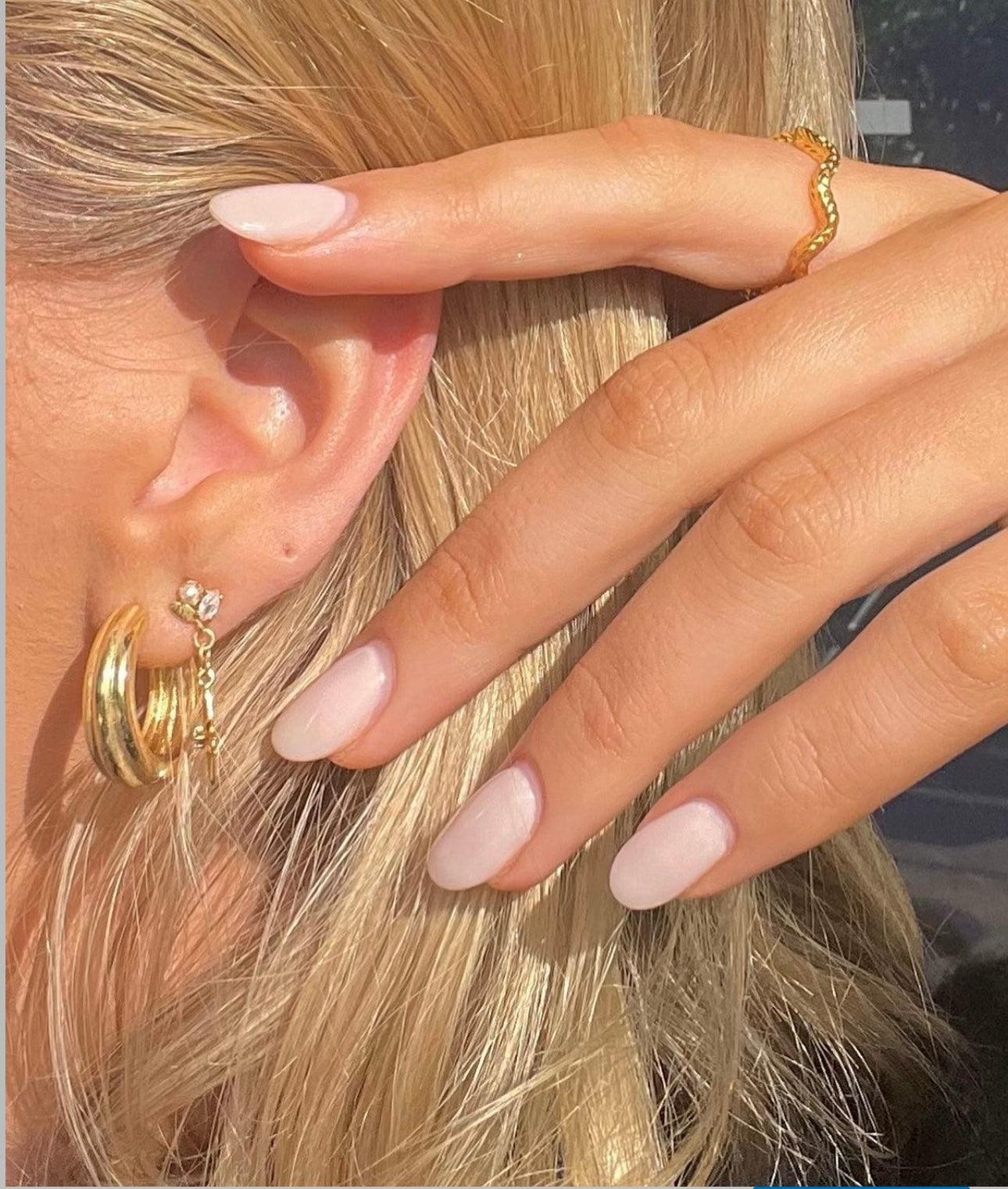 Stylish Paris Hoop Earrings in Gold - Perfect for Women's Everyday Wear & Special Occasions