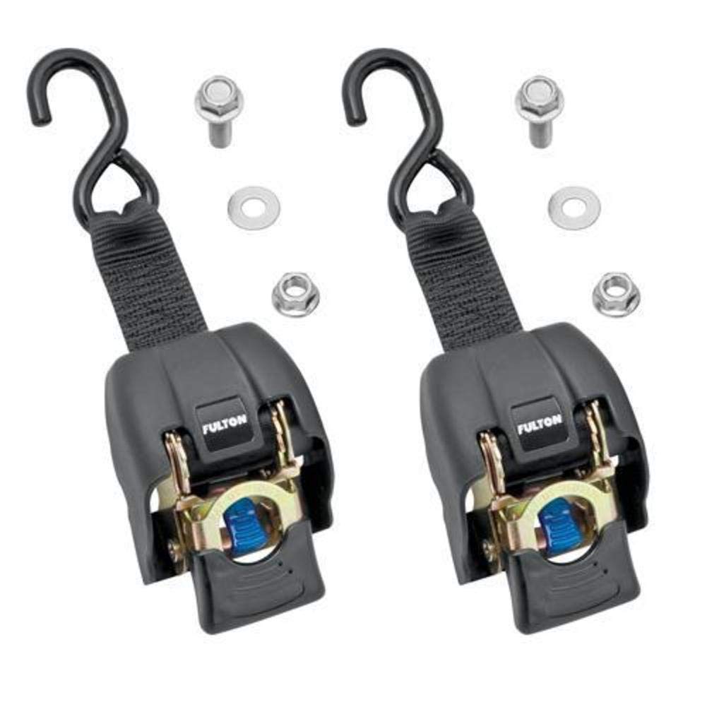 Fulton/Wesbar (Cequent) 2060366 Zinc Retractable Tie Down Transom for Boat Trailers - Secure Cargo Transport & Marine Use