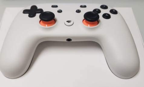 Google Stadia Bluetooth Gaming Controller - Wireless Gamepad for PC, Android, iOS | Bulk Packaging (White) | Perfect for Cloud Gaming, Streaming & Multiplayer Sessions