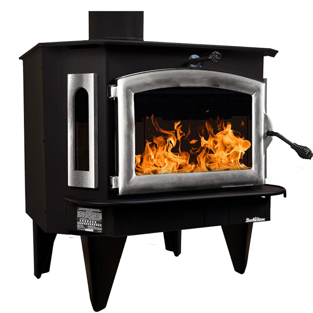 Buck Stove Model 91 Extra Large Catalytic Wood Stove for Home Heating - Efficient Fireplace Insert for Cabins, RV & Outdoor Living Spaces