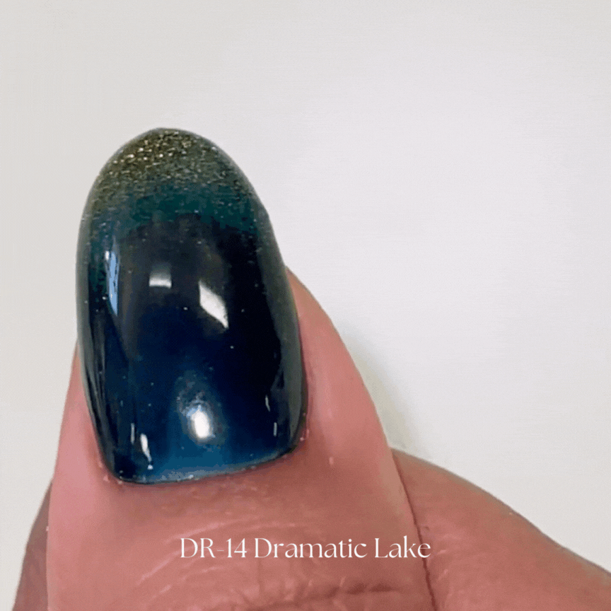 Kokoist Dramatic Magnet DR 14 Dramatic Lake - Premium Nail Gel Polish for Salon & Home Manicures - Perfect for Special Occasions & Nail Art Designs