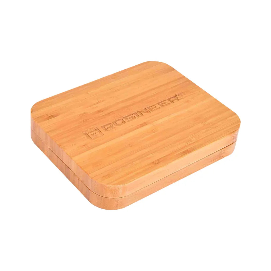 Premium Rosineer Bamboo Wax Organizer Kit - 3-Tier Storage Box for Candle Making & Wax Melts | Perfect for DIY Crafts, Home Decor & Aromatherapy