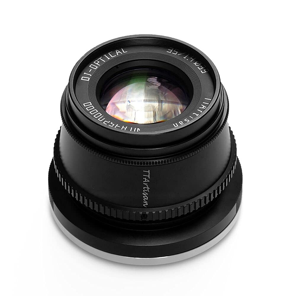 35mm F1.4 APS-C Manual Focus Lens for Sony E Mount - Compatible with A5000, A5100, A6000, A6100, A6300, A6400, A6500, A6600, NEX-3, NEX-3N - Perfect for Portrait, Street & Low Light Photography