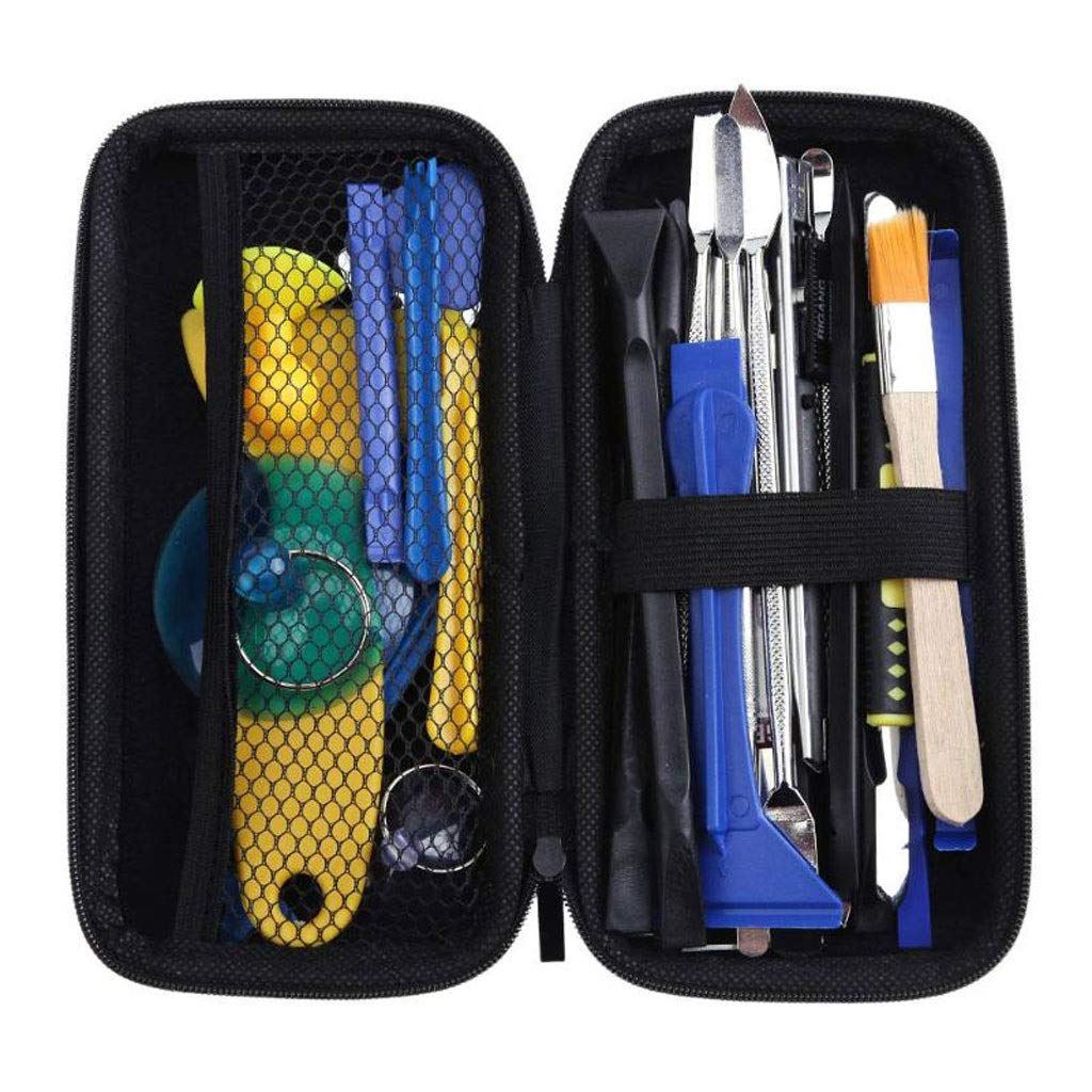 37 in 1 Smartphone Laptop Tablet Watch Repair Tool Kit - Professional Opening Disassembly Tools for Electronics Repair | Perfect for DIY Fixes, Phone Screen Replacement & Gadget Maintenance (Color: Black)