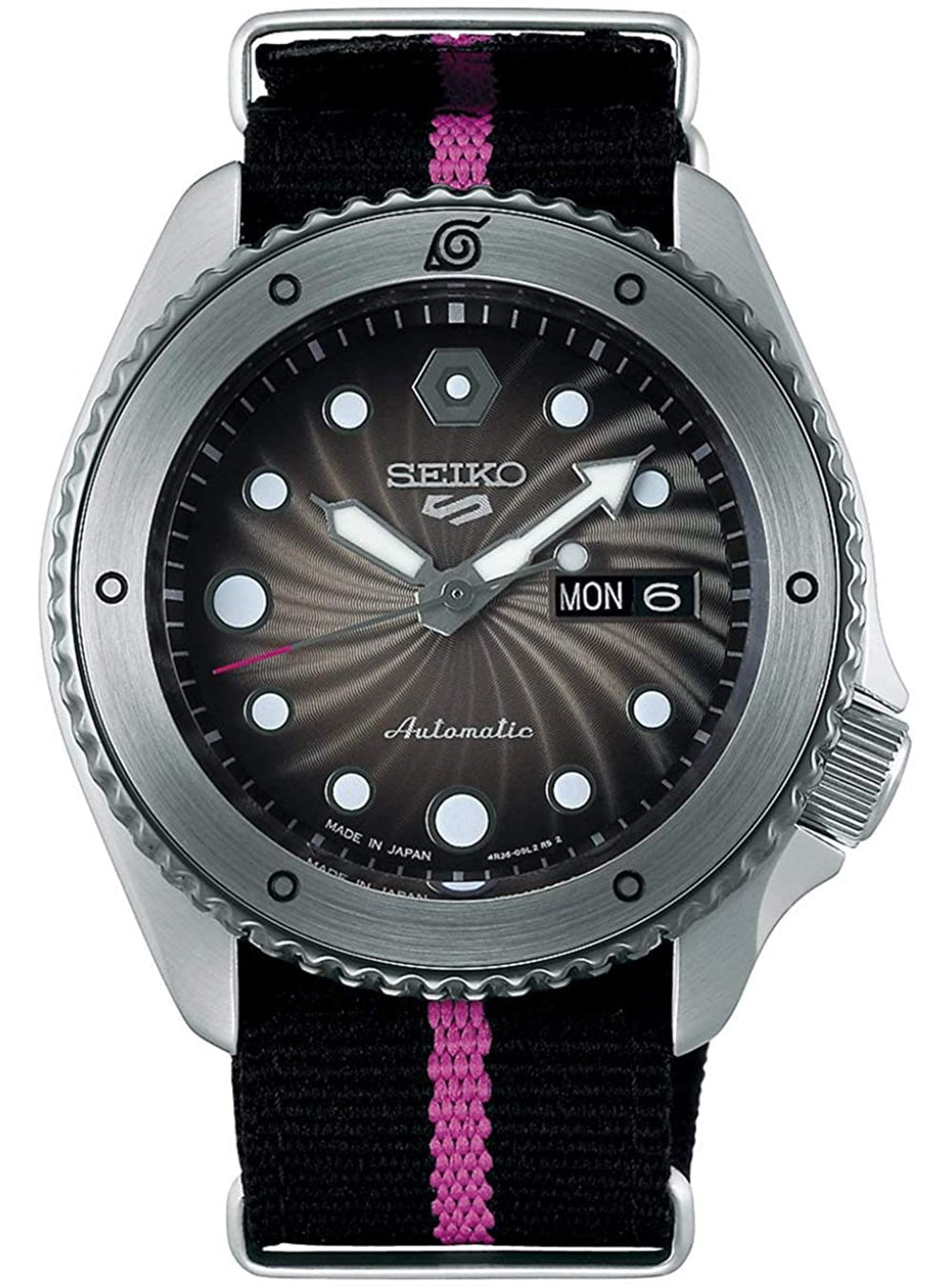 SEIKO 5 Sports Naruto & Boruto Limited Edition Automatic Watch - Boruto Uzumaki Model SBSA087 - Made in Japan JDM - Perfect for Anime Fans & Collectors