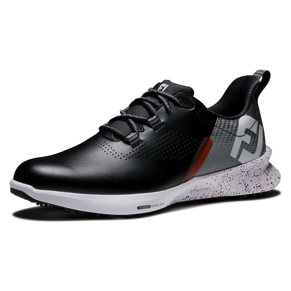 FootJoy Men's FJ Fuel Spiked Golf Shoes - Lightweight Comfort for Walking 18 Holes | Perfect for Tournament Play & Casual Golfing