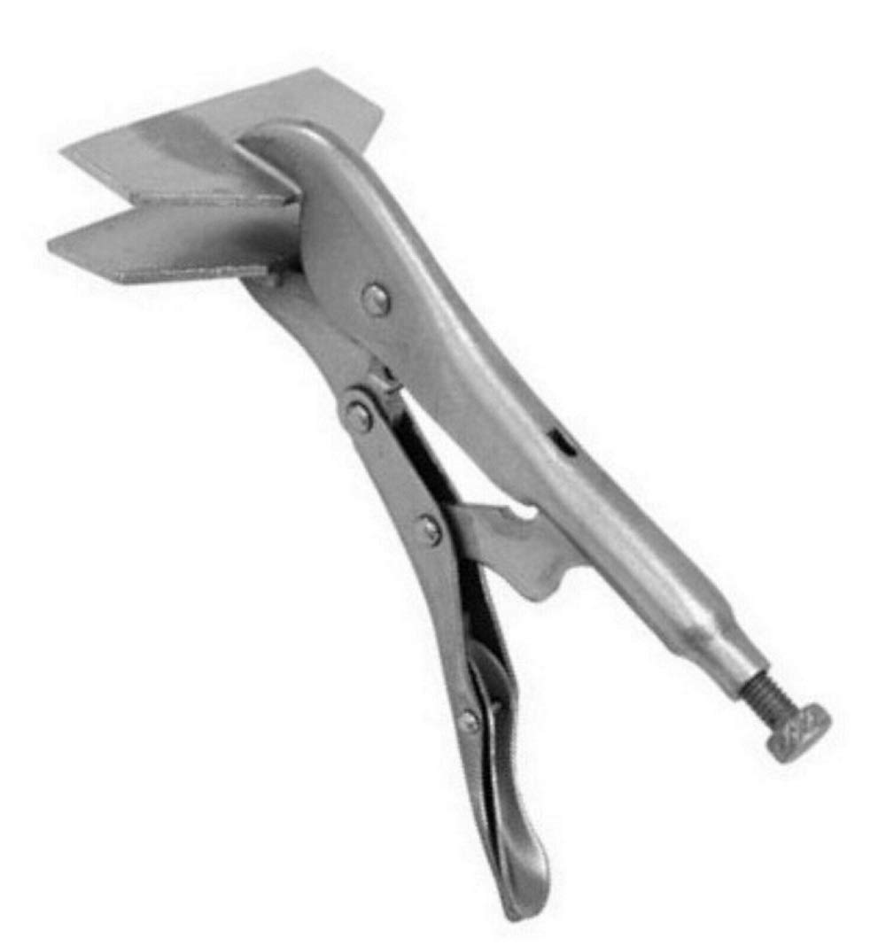3-Piece 9-Inch Sheet Metal Locking Clamps - Heavy Duty Flat Bill Hand Welding Clamps for Metalworking, Woodworking & DIY Projects