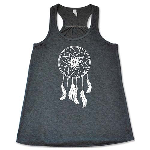Dreamcatcher T-Shirt for Women - Boho Chic Native American Style Cotton Tee - Perfect for Music Festivals, Yoga & Casual Wear