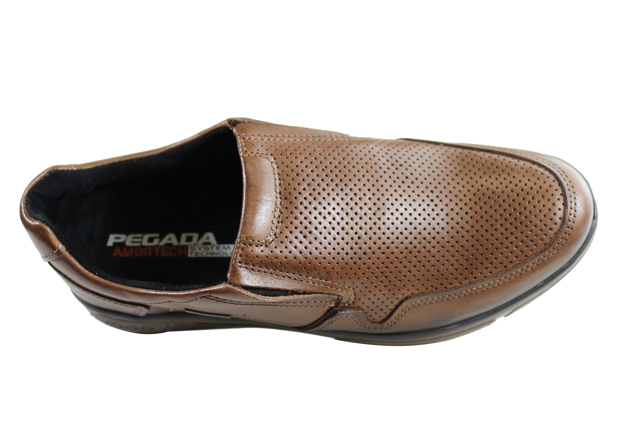 Premium Men's Leather Slip-On Loafers - Comfortable Casual Shoes Handcrafted in Brazil - Perfect for Office, Travel & Everyday Wear