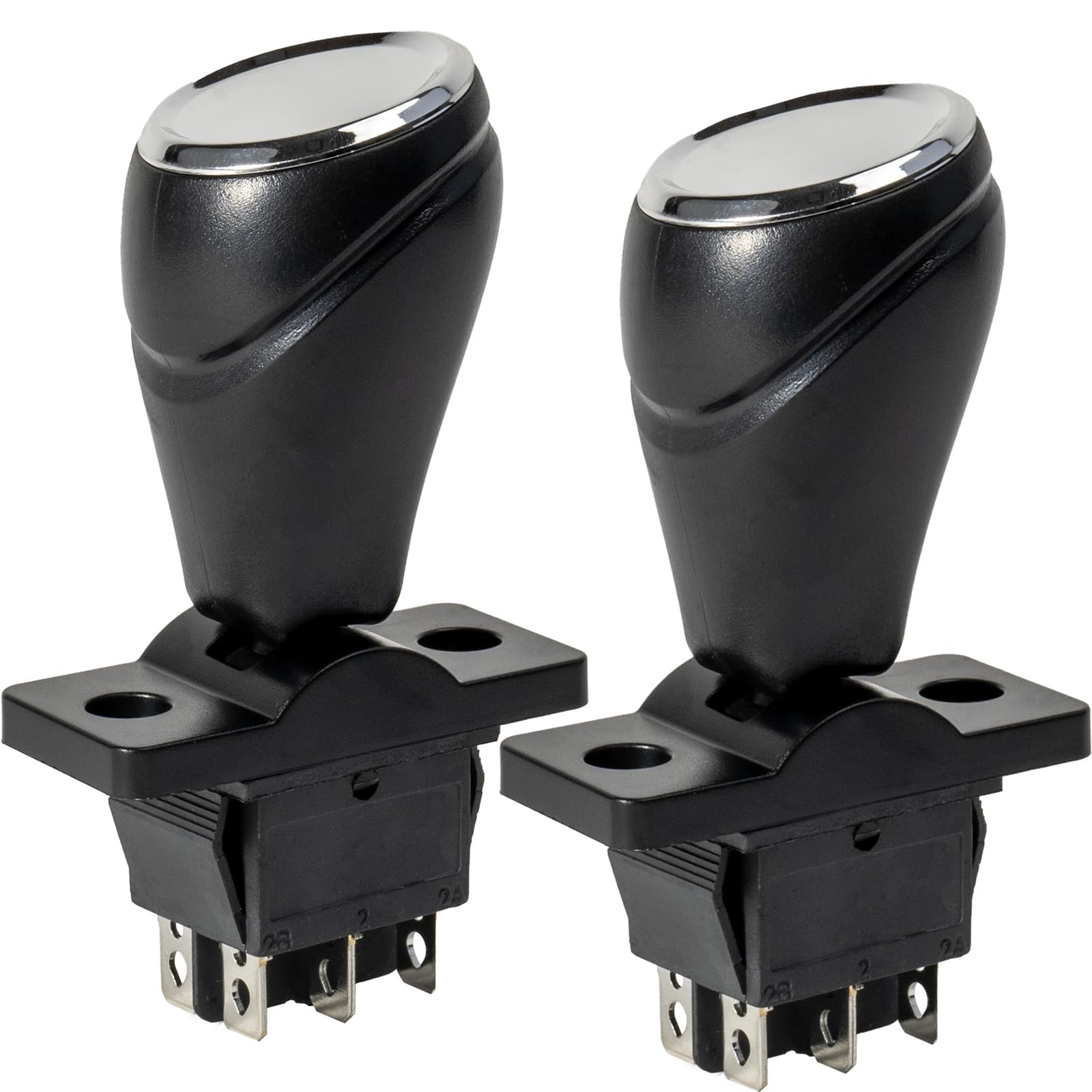 2Pcs Kids Electric Car Joystick - 360° Rotating Bumper Car Switch for Playtime Fun