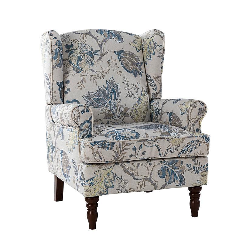 Premium Centaurs Upholstered Armchair - Modern Accent Chair with Soft Fabric & Sturdy Wooden Legs for Living Room, Bedroom, or Office Decor