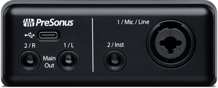 PreSonus AudioBox GO USB Audio Interface Bundle with Studio One Artist Software - Perfect for Home Recording, Podcasting & Music Production