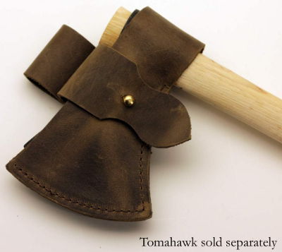 Durable Leather Sheath for Small Forged Tomahawks - Perfect Fit for TH 53H & TH 53N Models - Ideal for Camping, Hunting & Outdoor Adventures