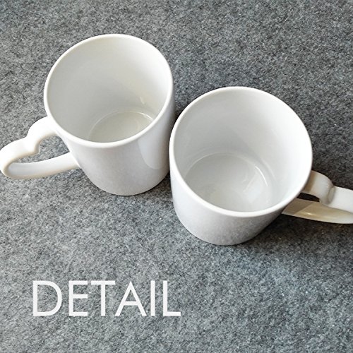Engineering Couple Mugs - 12oz Ceramic Coffee Cups with Heart-Shaped Handle, Perfect Gift for Studying Engineers & Couples | Ideal for Coffee Breaks, Office Use & Romantic Gifts
