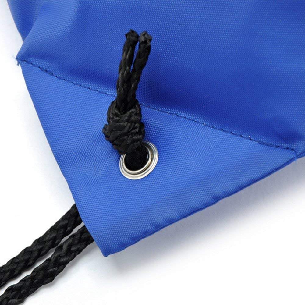 Waterproof Drawstring Backpack for Travel, Sports, Camping & Hiking - Lightweight Storage Bag for Outdoor Adventures (Blue)