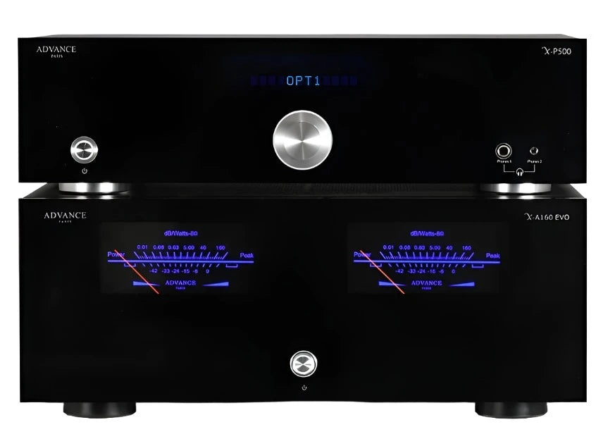 Advance Paris X A160 EVO Stereo Power Amplifier - High Fidelity Audio for Home Theater & Music Systems | Perfect for Audiophiles & Home Entertainment