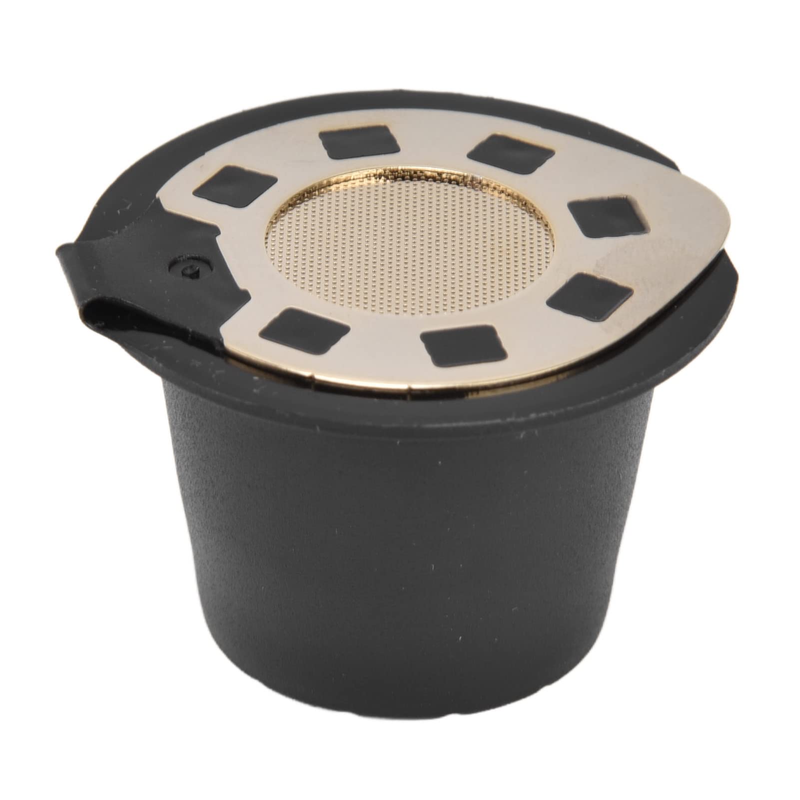 Refillable Stainless Steel Coffee Capsule Filter - Gold Plated Reusable Coffee Pod for Espresso Machines | Perfect for Home, Office & Travel Use