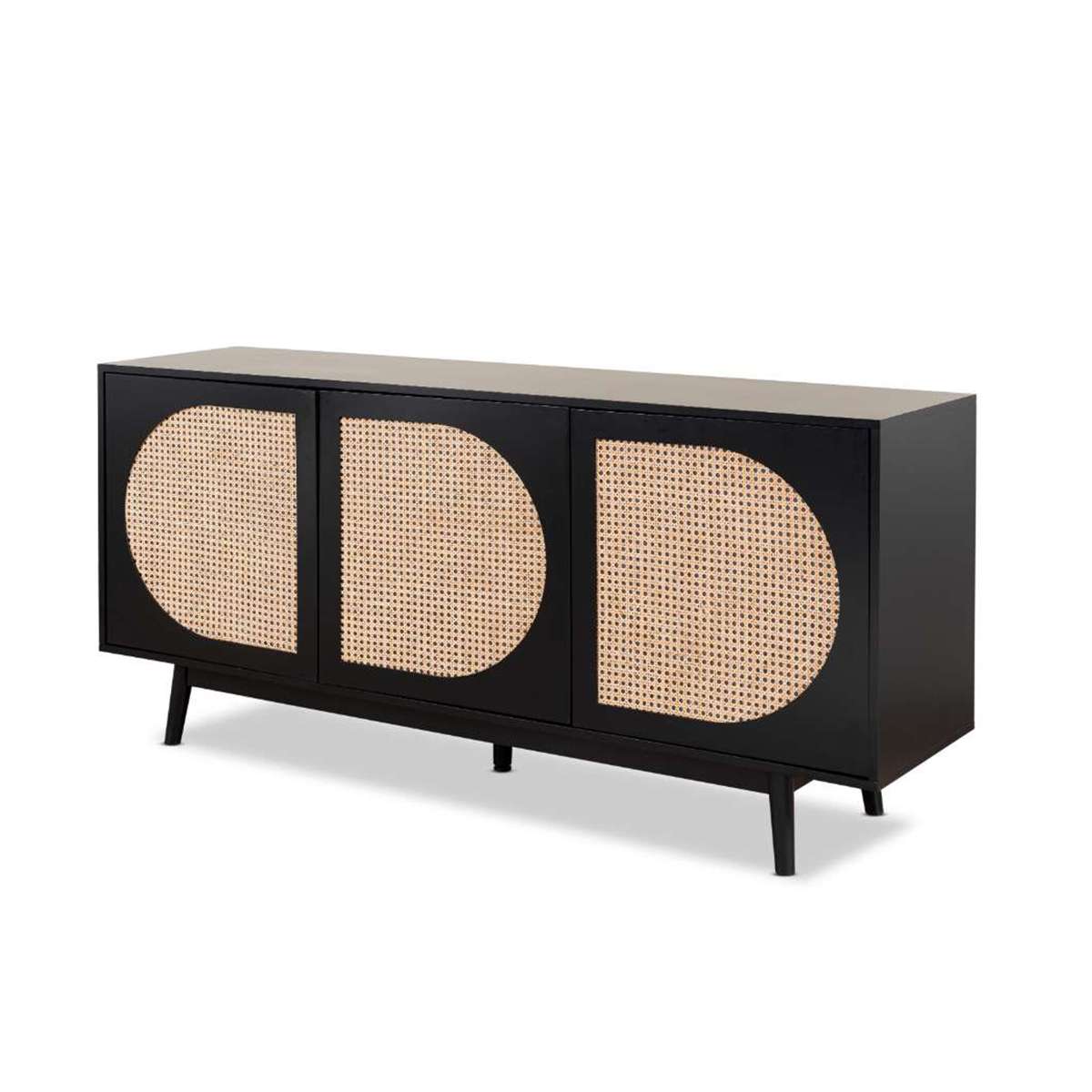 Claremont Buffet - Elegant Black Dining Buffet for Formal Dining Rooms & Entertaining | Stylish Storage Solution