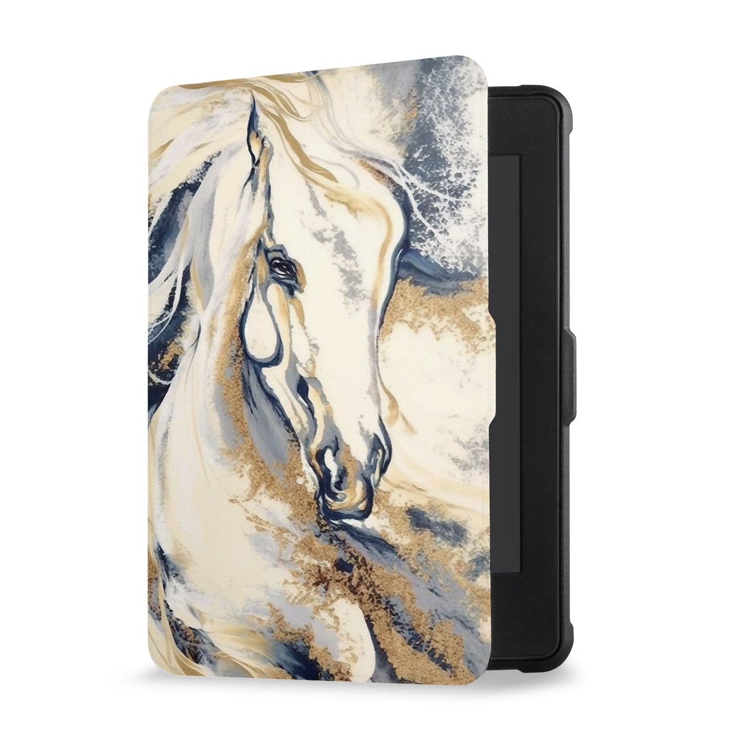 Premium Kindle Case with Elegant Horse Design - Durable & Lightweight Cover for All Kindle Models - Perfect for Reading at Home, Travel, and Gifts