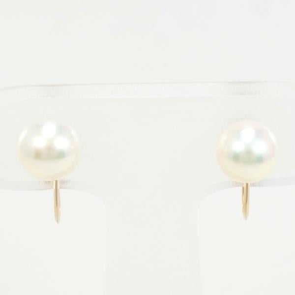 18K Yellow Gold Pearl Earrings for Women - Elegant & Timeless Pearl Stud Earrings - Perfect for Weddings, Parties & Everyday Wear