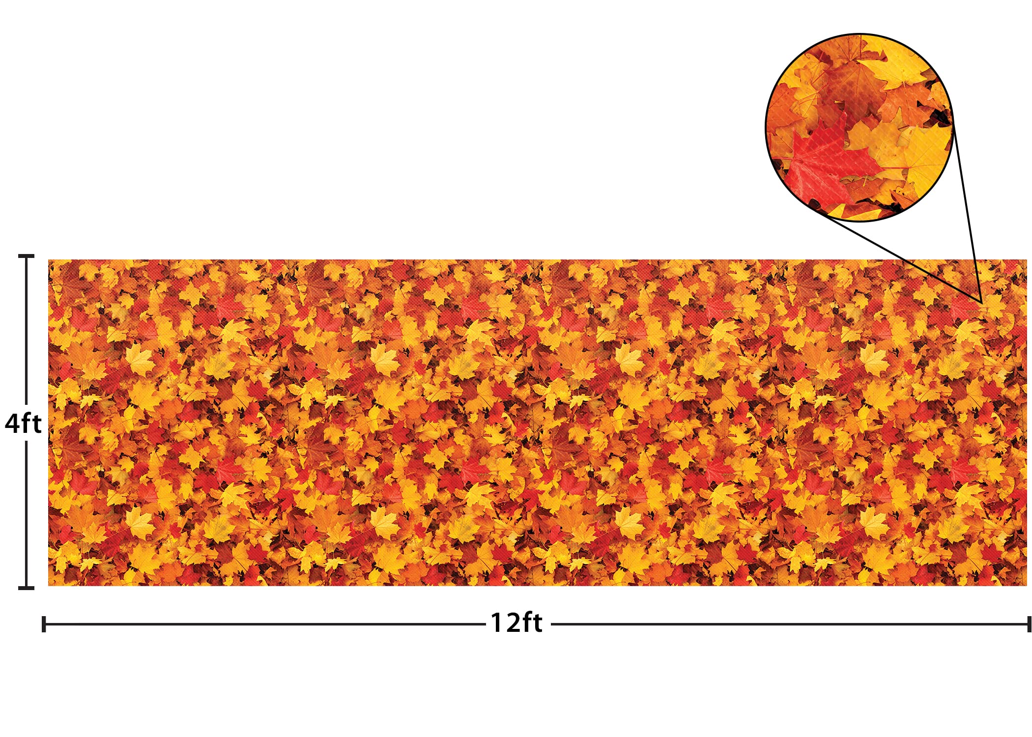 Fall Leaves Better Than Paper® Bulletin Board Roll - Decorative Classroom, Office & Home Decor for Autumn Season