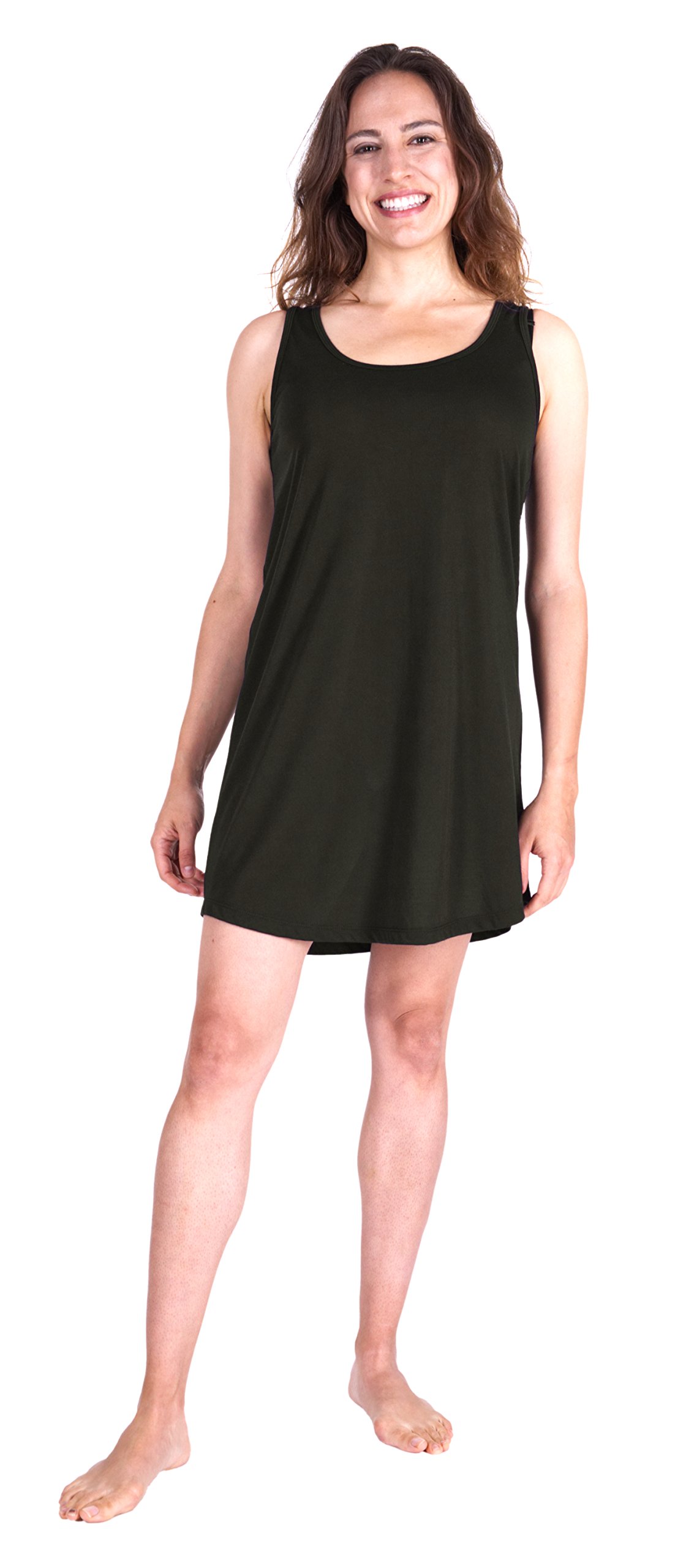 Cool-jams Sweat-Free Nightgowns for Women - Moisture Wicking Long Sleeveless Nightgown Pajama Dress for Hot Sleepers & Night Sweat Relief - Perfect for Summer Nights & Menopause Comfort