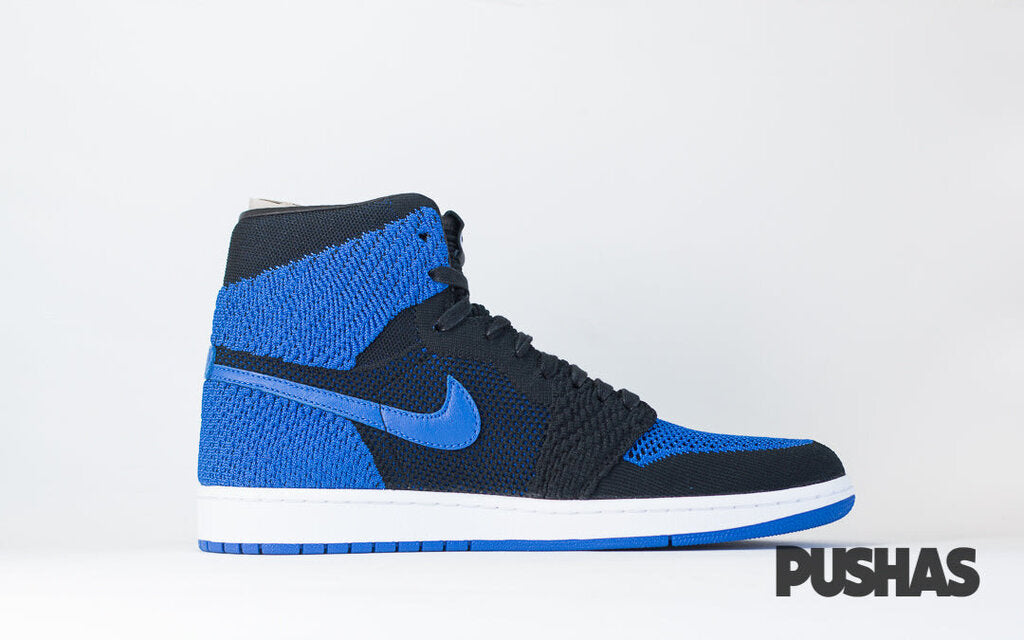 Air Jordan 1 Flyknit 'Royal' Basketball Shoes - New Men's Sneakers for Running, Training & Streetwear Fashion