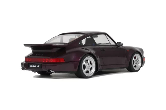 PREORDER GT Spirit 1:12 Scale Porsche 911 (964) Turbo S Diecast Model Car - Purple Collectible for Display & Gifting - Perfect for Car Enthusiasts & Home Office Decor