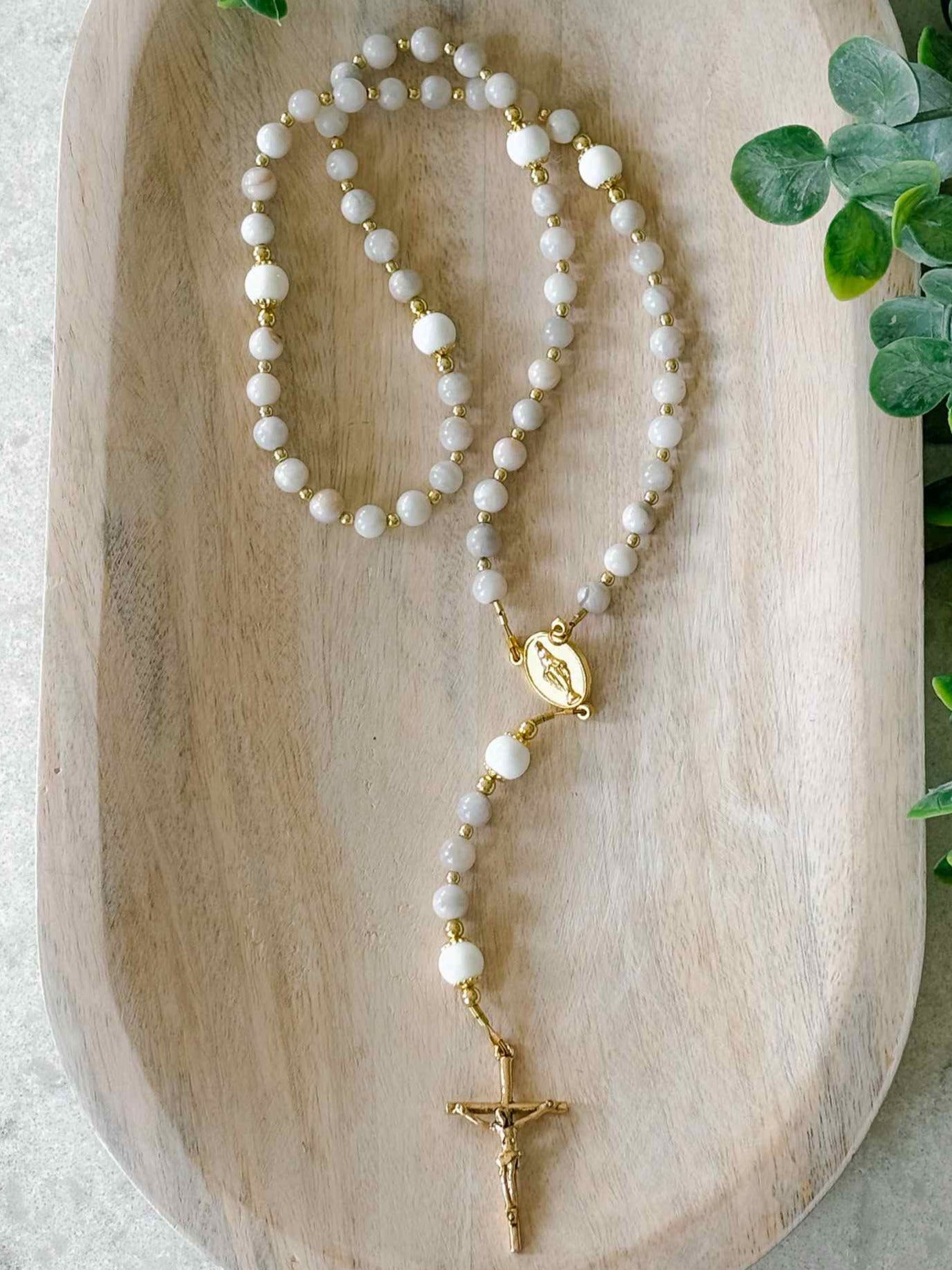 Handmade Wooden Rosary Beads - The Contemplative Heart Rosary for Catholic Prayer & Meditation | Perfect for Daily Devotion, Spiritual Gifts & Religious Ceremonies