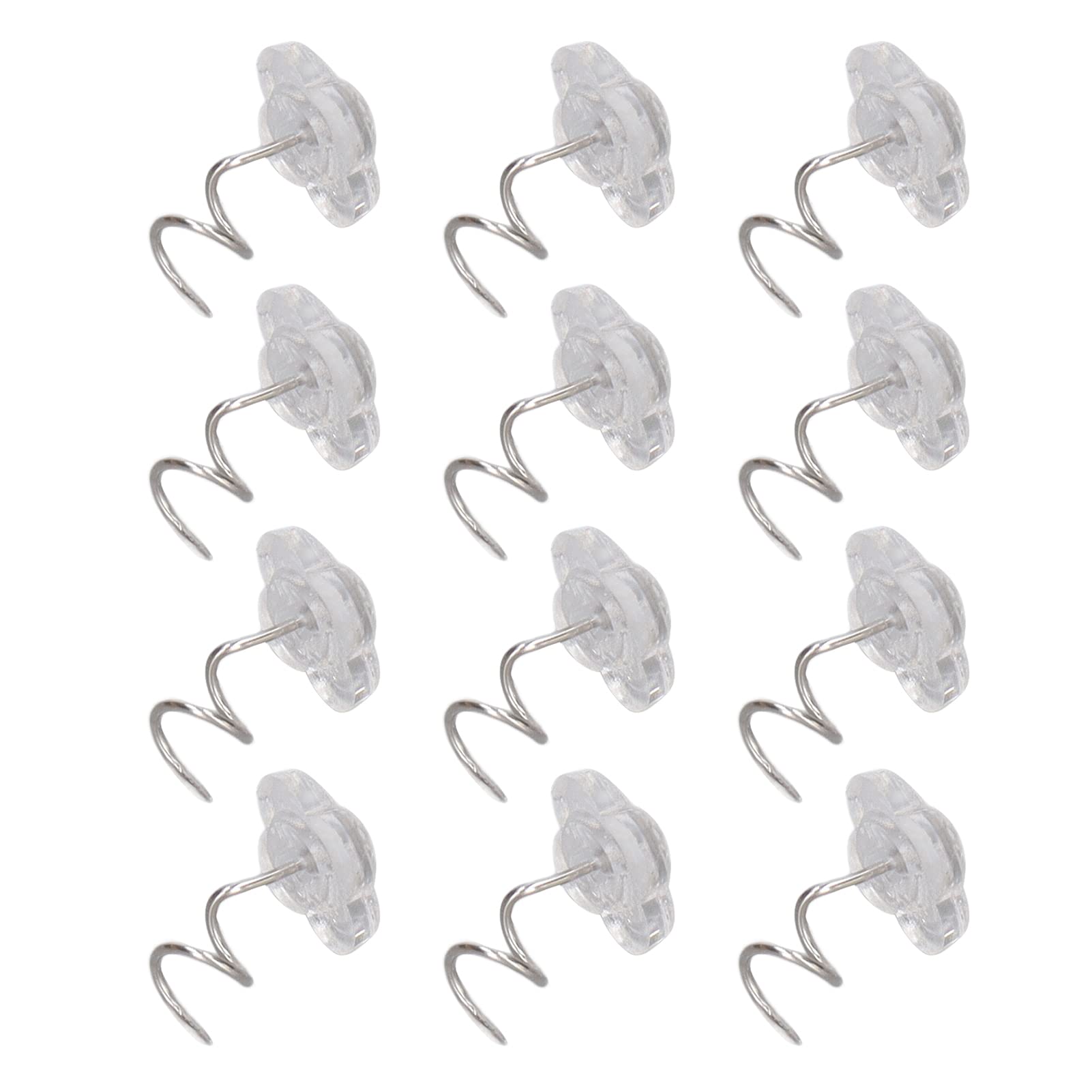 400PCS Upholstery Tacks - Clear Head Twist Pins for Slipcovers & Bedskirts