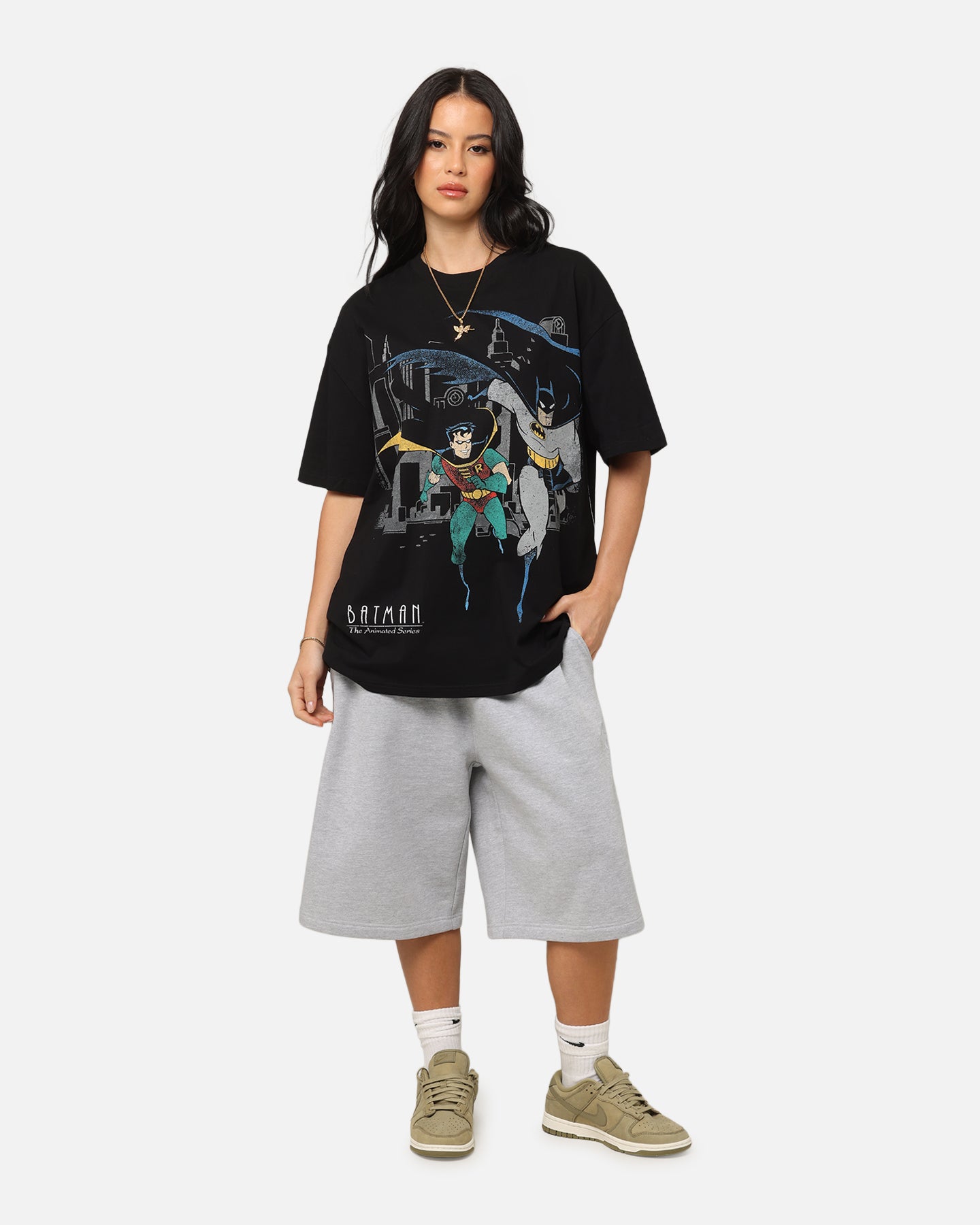 Vintage 1992 Batman And Robin Heavy Cotton T-Shirt - Black | DC Comics Graphic Tee for Men & Women | Perfect for Cosplay, Comic Con & Casual Wear